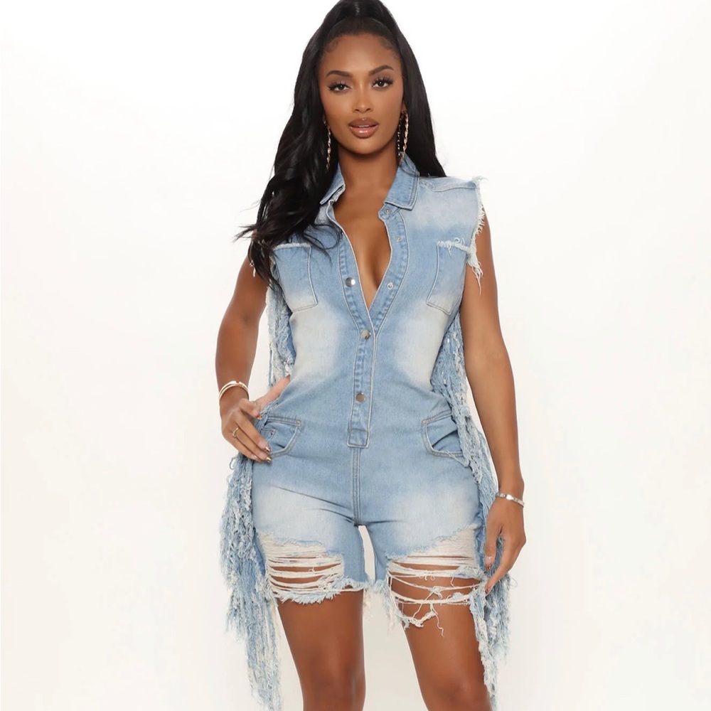 Distressed Romper